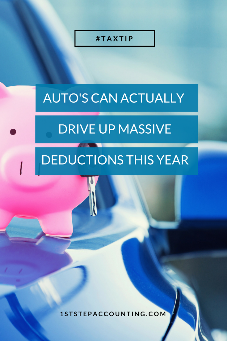 Auto’s Can Actually Drive Up Massive Deductions This Year